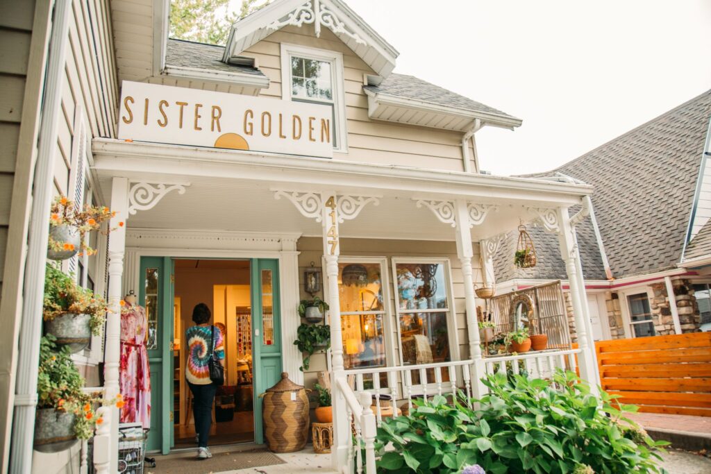 A store called Sister Golden in Door County, WI