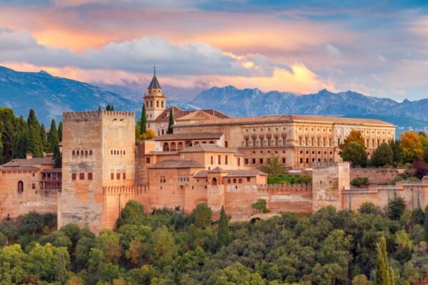 Granada. The fortress and palace complex Alhambra.