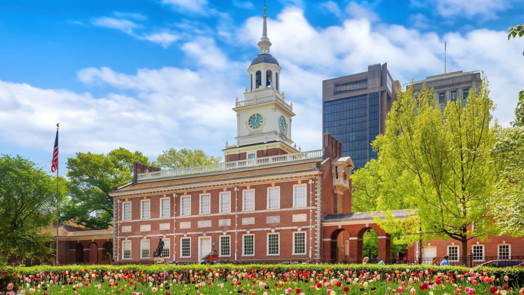 Independence Hall in Philadelphia, Pennsylvania USA