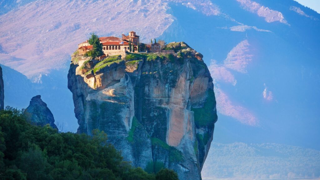 Photo of a Holy Trinity Monastery in Meteora Greece
