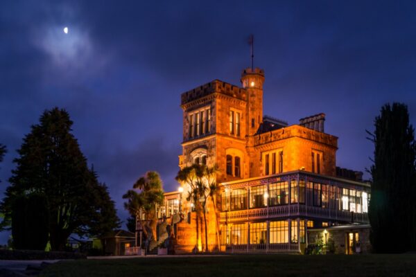 Larnach Castle At Night New Zealand