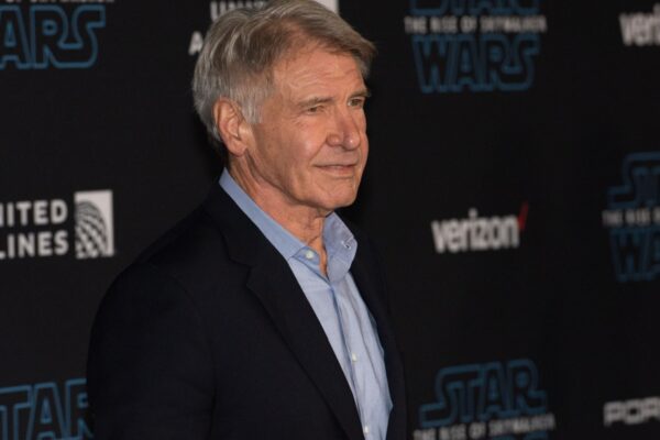 HOLLYWOOD, CALIFORNIA / USA - DECEMBER 16, 2019: Actor Harrison Ford attends the premiere of Disney's "Star Wars: The Rise of Skywalker" on December 16, 2019 in Hollywood, California.
