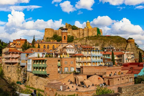 Historical streets of Tbilisi, the capital of Georgia