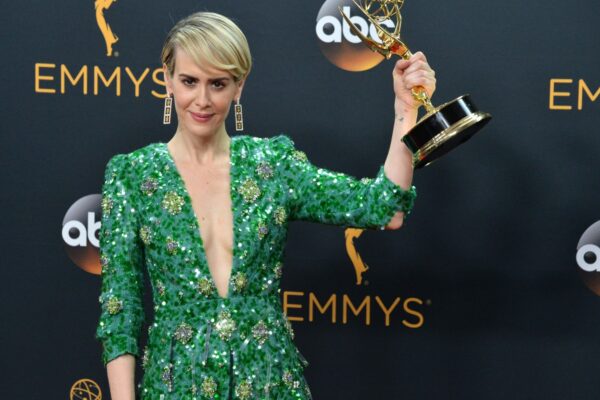 LOS ANGELES, CA. September 18, 2016: Actress Sarah Paulson at the 68th Primetime Emmy Awards at the Microsoft Theatre L.A. Live.