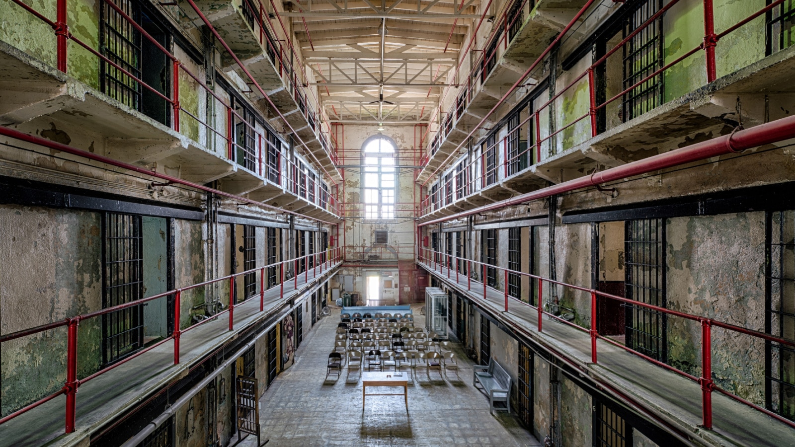 JEFFERSON CITY, MISSOURI - JULY 22: Cell block of the Missouri State Penitentiary on July 22, 2014 in Jefferson City, Missouri