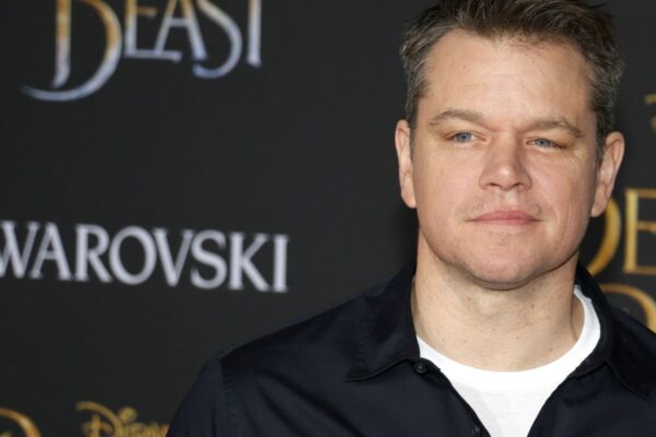 Matt Damon at the Los Angeles premiere of 'Beauty And The Beast' held at the El Capitan Theatre in Hollywood, USA on March 2, 2017.