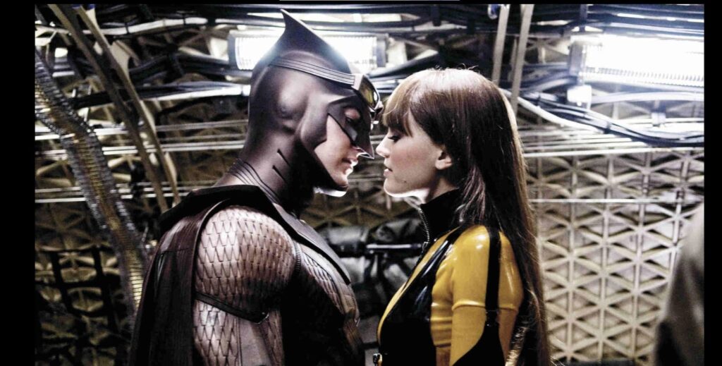 Malin Akerman and Patrick Wilson in Watchmen (2009)