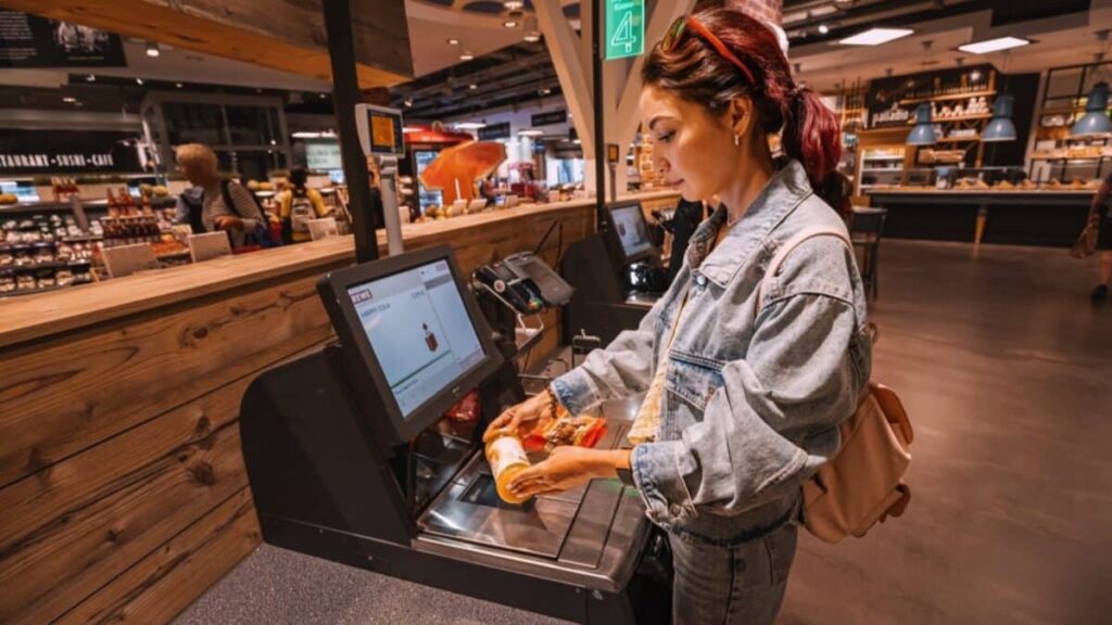 Self-check-out-in-grocery-store