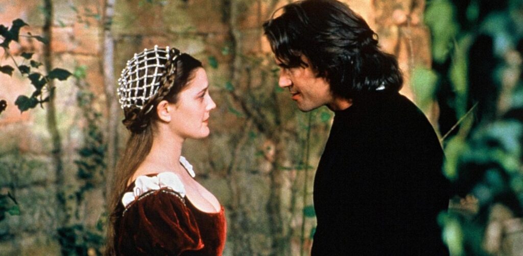 Drew Barrymore and Dougray Scott in Ever After: A Cinderella Story (1998)