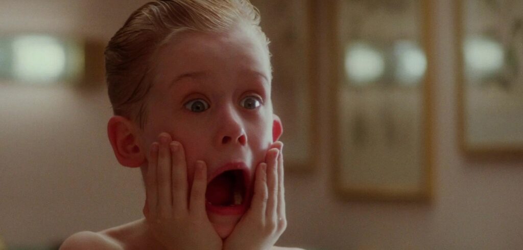 Macaulay Culkin in Home Alone (1990)