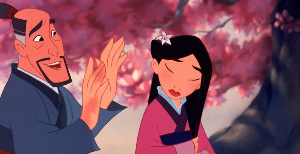 Ming-Na Wen and Soon-Tek Oh in Mulan (1998)