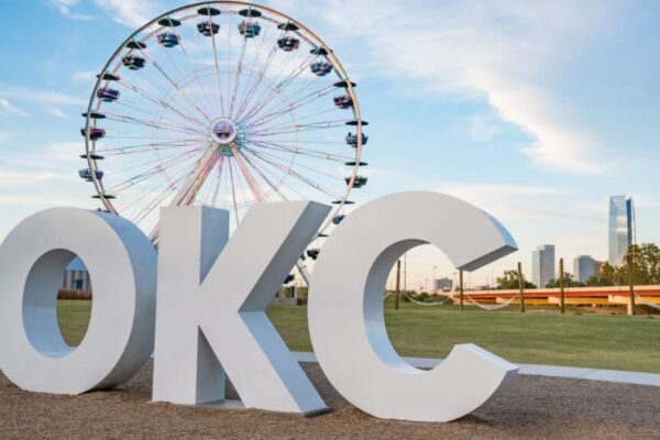 Oklahoma city sign